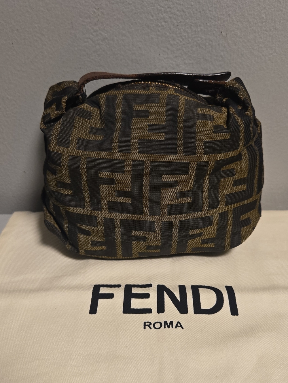 Fendi Monogram Zucca Canvas Bag